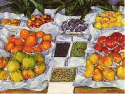 Gustave Caillebotte Fruit Displayed on a Stand oil painting artist